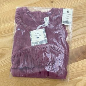 NIB KQ Velour bell sleeve dress